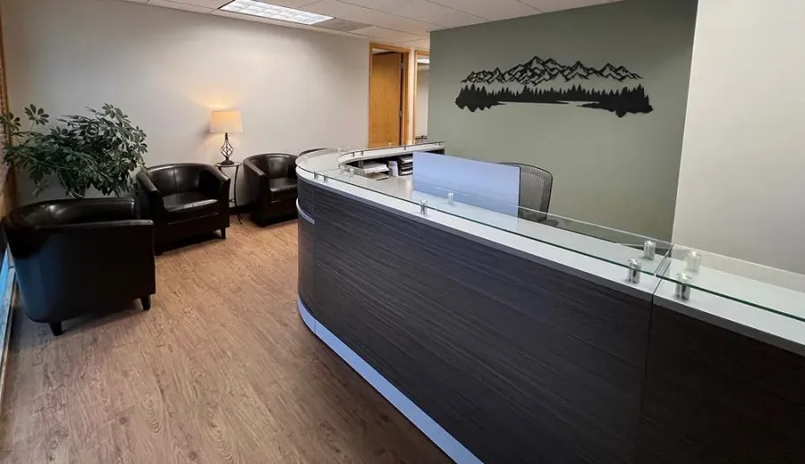 Reception area inside the Lake Sammamish Foot and Ankle clinic